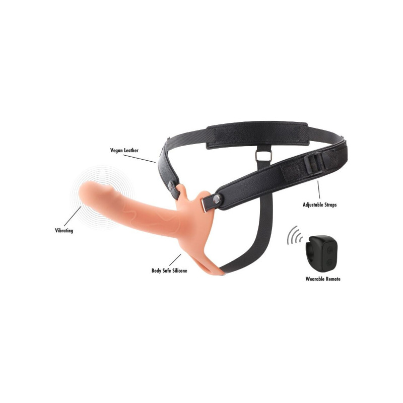 Hidden Desire - Inferno Strap - On Funda Para Pene Con Vibración 16