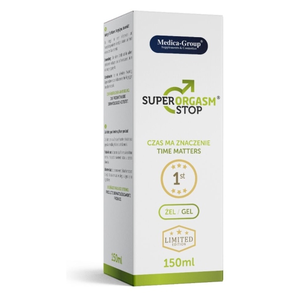 MEDICA GROUP - SÚPER ORGASM STOP GEL ÍNTIMO PARA HOMBRE 150 ML