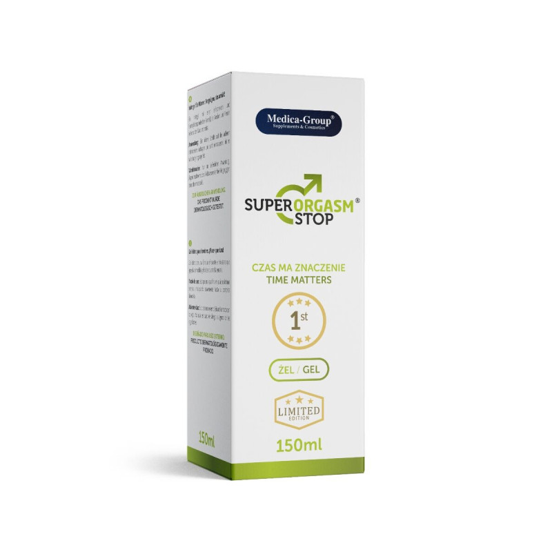 MEDICA GROUP - SUPER ORGASM STOP INTIMATE GEL FOR MEN 150 ML - Delaye…