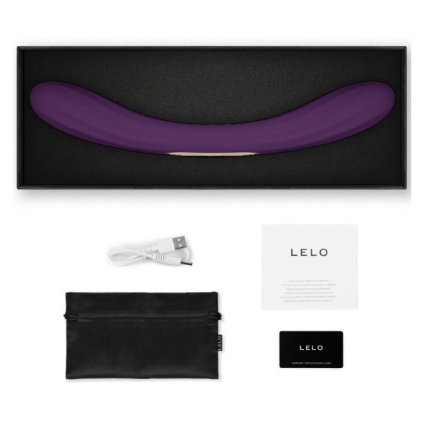 LELO - BOOMERANG VIBRATEUR À DOUBLE EXTRÉMITÉ VIOLET