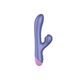 Romp - Pulse Vibrador Rabbit Dual Punto G Azul Eléctrico | Vybes.it