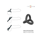INTENSE - JOHN ADJUSTABLE TRIPLE PENIS RING MODEL 4 - INTENSE FOR HIM…