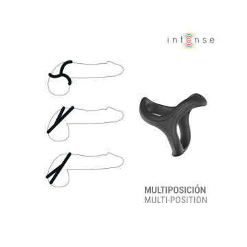 INTENSE - ALFIE ADJUSTABLE TRIPLE PENIS RING MODEL 6 - INTENSE FOR HI…