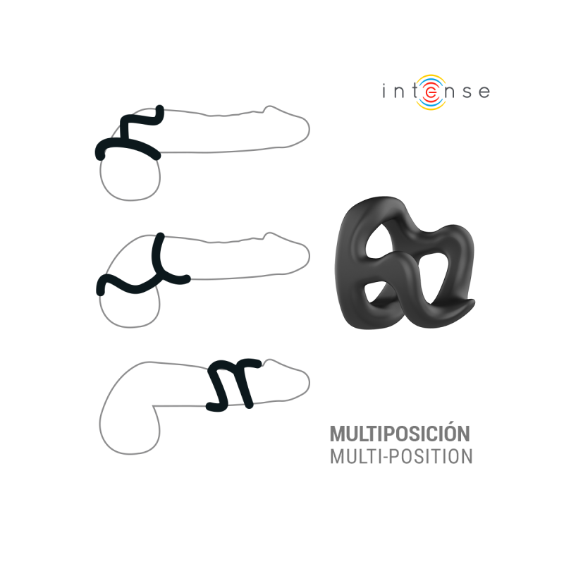 INTENSE - CHARLES ADJUSTABLE PENIS RING MODEL 11 - INTENSE FOR HIM -…
