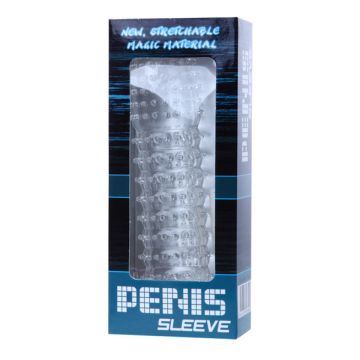 BAILE - GAINE PÉNIENNE POINTS STIMULANTS VIOLET 14 CM