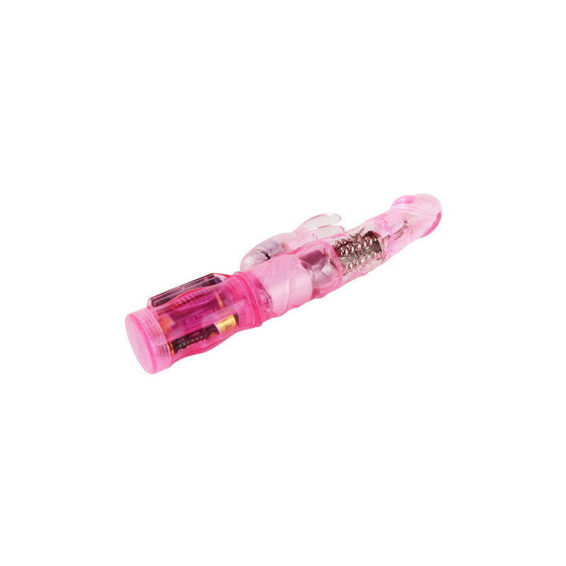 Baile - Mini Rotador Rabbit Rosa Superestimulador | Vybes.it