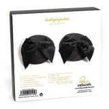 BIJOUX INDISCRETS - BURLESQUE SHINY NIPPLE COVERS WITH BOW