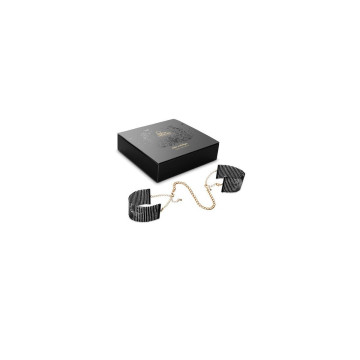 Bijoux - Désir Métallique Menottes En Maille Métal Noir | Vybes.it