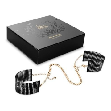 BIJOUX INDISCRETS - DÃSIR MÃTALLIQUE BLACK METAL MESH HANDCUFFS