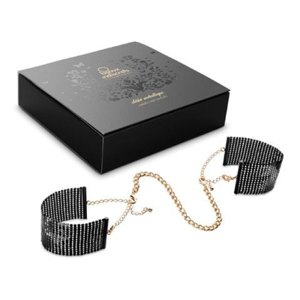 BIJOUX INDISCRETS - DÃSIR MÃTALLIQUE MANETTE IN RETE DI METALLO NERO