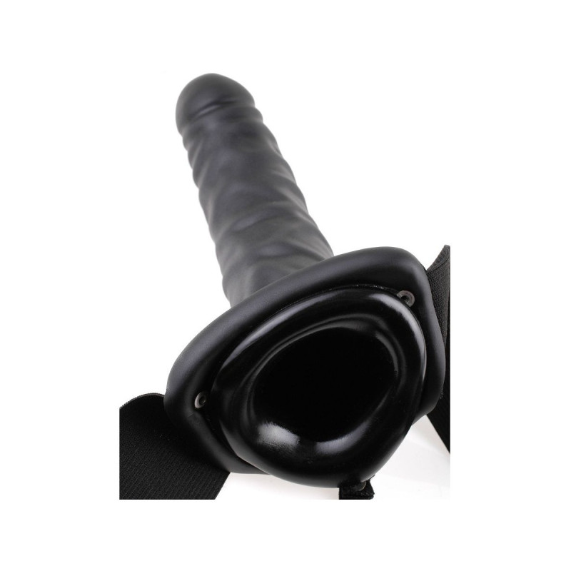 Fetish Fantasy Series - Arnés Vibrador Hueco 19 Cm Negro | Vybes.it
