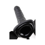 Fetish Fantasy Series - Arnés Vibrador Hueco 19 Cm Negro | Vybes.it