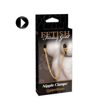 FETISH FANTASY GOLD - PINZE PER CAPEZZOLI - Morsetti per capezzoli pe…