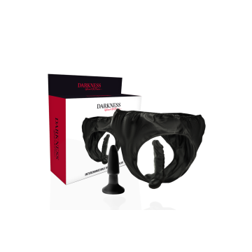 Darkness - Panties Con Plug Y Dildo Intercambiable | Vybes.it