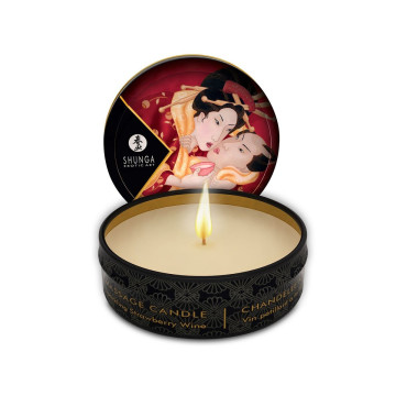 Shunga - Mini Caresse À La Bougie Présentoir Bougies De Massage 24