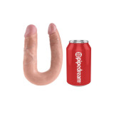 King Cock - U - Shaped Medium Double Trouble Flesh 13.9 Cm |