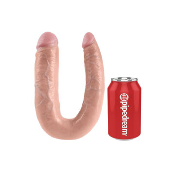 King Cock - Doppelpenetrationsdildo 17.8 Cm Natürlich | Vybes.it