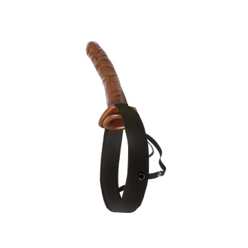 FETISH FANTASY SERIES - ARNÉS HUECO AJUSTABLE CHOCOLATE 22 CM