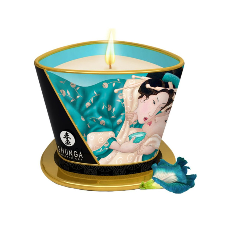 Shunga - Vela De Masaje Island Blossoms 170 Ml | Vybes.it