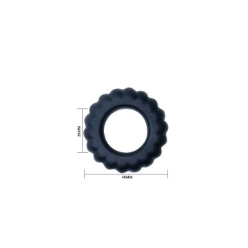 BAILE - TITAN COCKRING BLACK 2 CM - BAILE FOR HIM - Cockrings without…