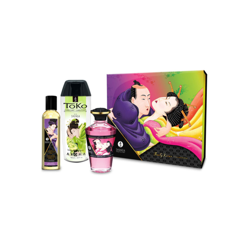 SHUNGA - KIT COLLEZIONE BACI FRUTTATI - SHUNGA KITS - Kit per massaggi