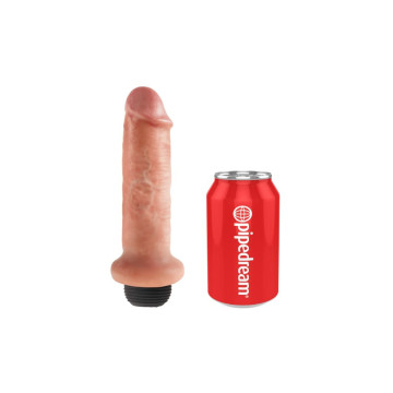 KING COCK - DILDO SQUIRTING 17.8 CM NATURAL