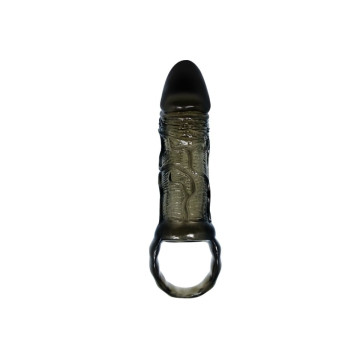 Baile - Funda Extensora Pene Con Strap Para Testículos Negro 13.5