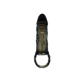 Baile - Funda Extensora Pene Con Strap Para Testículos Negro 13.5