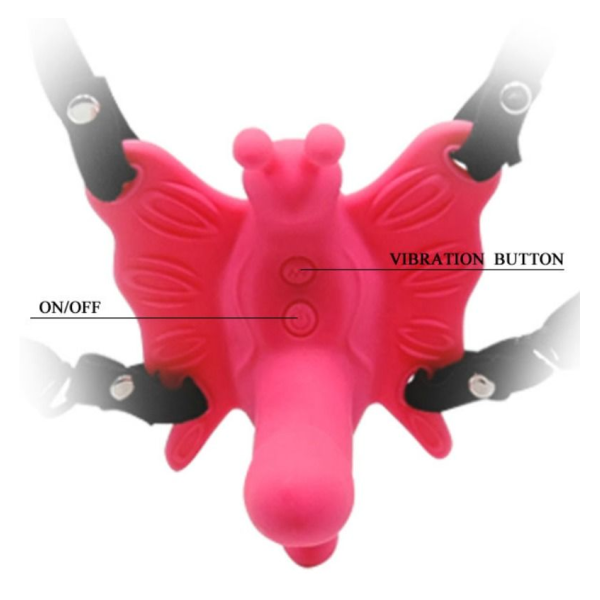 BAILE - ULTRA PASSIONATE ARNÉS MARIPOSA VIBRADOR