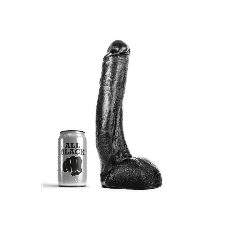ALL BLACK - DONG 29 CM CURVADO - Peni realistici | Vybes.it