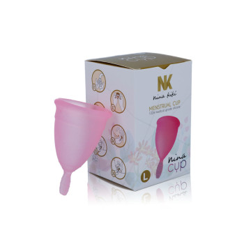 NINA KIKÍ - MENSTRUAL CUP PINK - SIZE L | Vybes.it