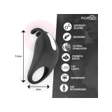 Moressa - Brad Premium Silicone Recargable Negro | Vybes.it
