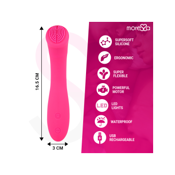Moressa - Celso Masajeador Duo Punto G Y Suero Pelvico Premium