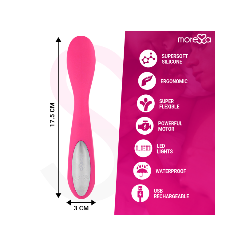 Moressa - Druso Masajeador Duo Punto G Y Suero Pelvico Premium