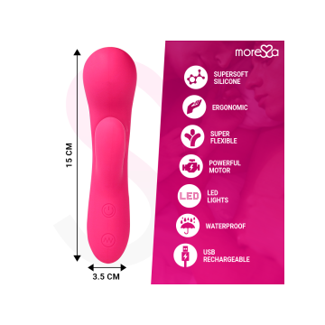 Moressa - Jerry Clip Vibrador Punto G Y Clitoris Premium Silicone