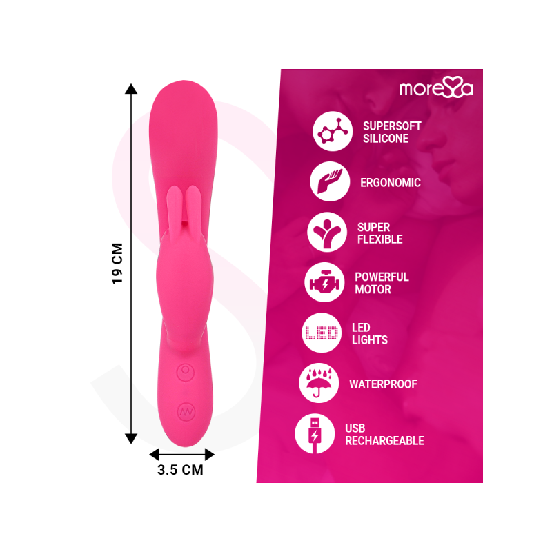 Moressa - Telmo Tickling Clitorial Premium Silicone Recargable |
