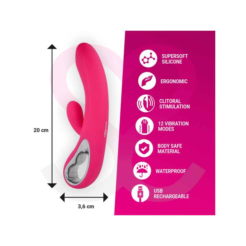 Moressa - Troy Masajeador Punto G Y Clitoris Premium Silicone