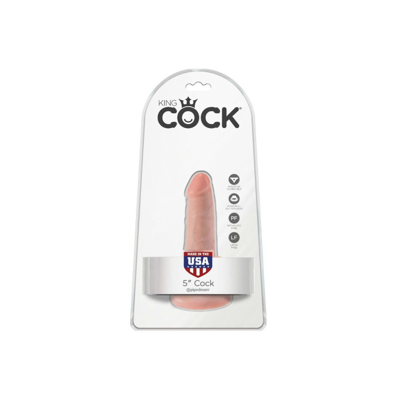 KING COCK - DILDO CON SFERE 14 CM - CARNE - Peni realistici