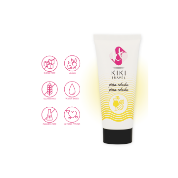 KIKÍ TRAVEL - PINA COLADA LUBRIFIANT 50 ML - Aux saveurs délicieuses