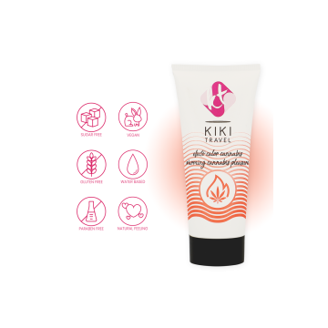 KIKÍ TRAVEL - CANNABIS HOT EFFECT LUBRICANT 50 ML | Vybes.it