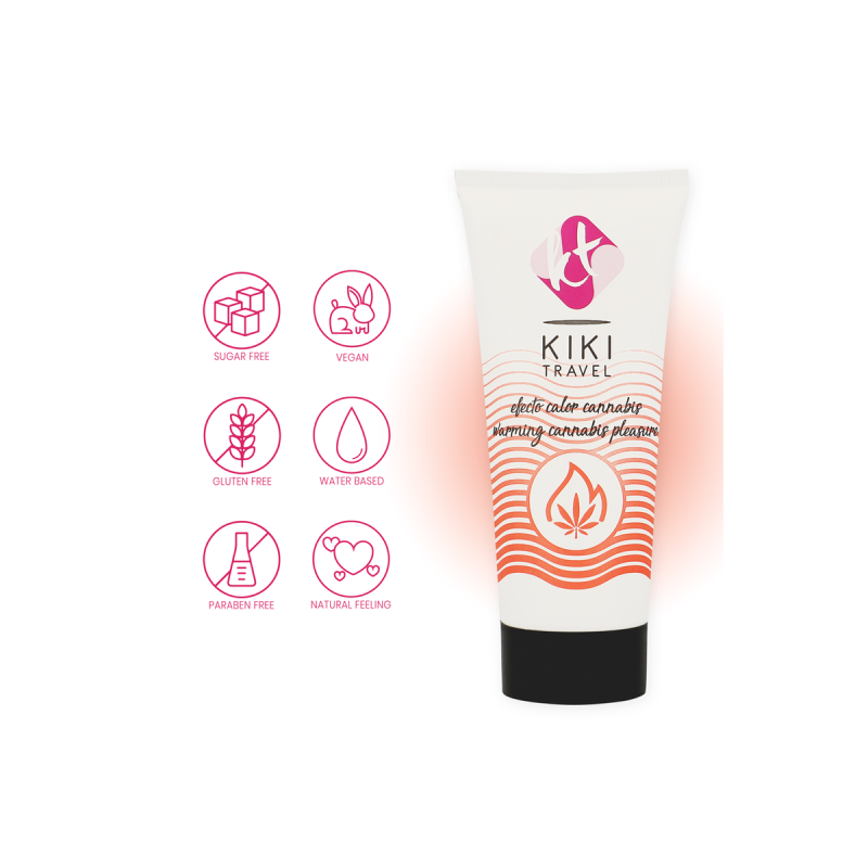KIKÍ TRAVEL - CANNABIS HEISSES EFFEKT-SCHMIERMITTEL 50 ML - Wärmeeffe…
