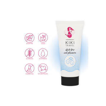 KIKÍ TRAVEL - SCHMIERMITTEL MIT KÜHLEFFEKT 50 ML - Kalter Effekt