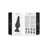 Intense - Anal Plug Pipo L Silicone Negro 13 Cm | Vybes.it