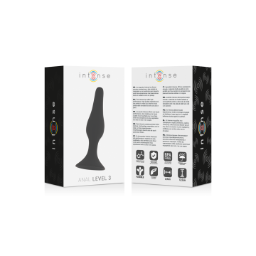 Intense - Anal Level 3 12.5Cm Negro | Vybes.it