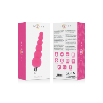 Intense - Snoopy 7 Speeds Silicone Rosa Intenso | Vybes.it