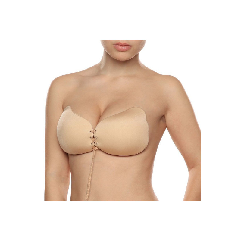 Bye - Bra - Lace - It Realzador Push - Up Beige Copa A | Vybes.it