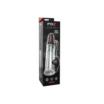Pdx Elite - Bomba De Succionador Masturbadora Con Vibración Suck N