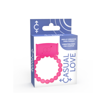 CASUAL LOVE - RING 25 PINK - Cockrings with vibration | Vybes.it