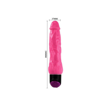 Baile - Colorful Sex Vibrador Realístico Lila 24 Cm | Vybes.it