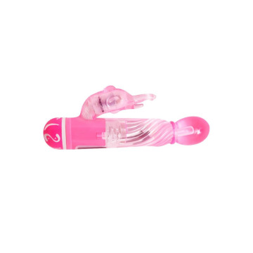 Baile - Vibrador Multivelocidad Con Estimulador Rosa | Vybes.it